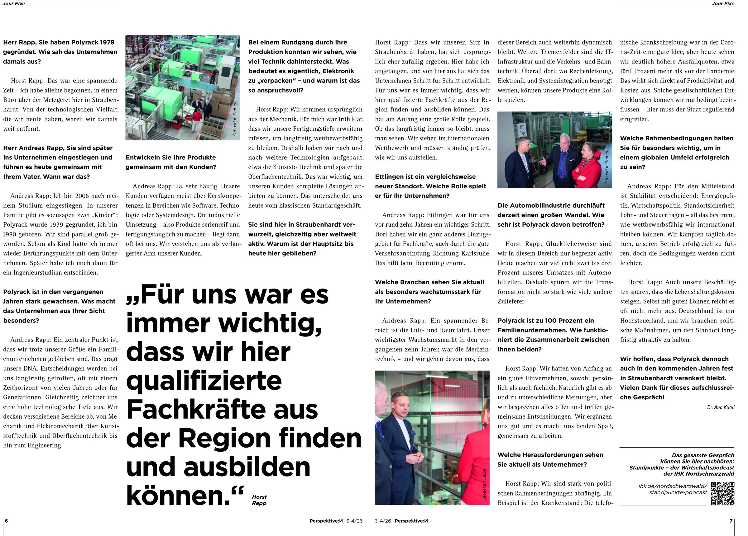 Editorial-Veröffentlichung: Polyrack Tech-Group